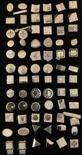Huge Lot Of Vintage Antique Mens Shirt Cufflinks Tie Tack Bar Pin picture