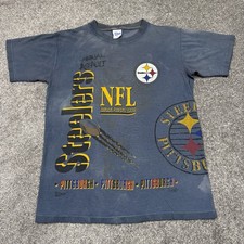 Vintage Pittsburgh Steelers Shirt Men Small NFL Football 90s Salem Sportswear picture