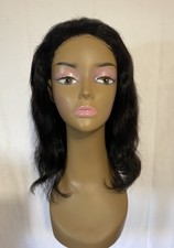 Natural Black Body Wave HD 4x4 Lace Closure Wig 14” Human Hair Glueless Wear &Go picture