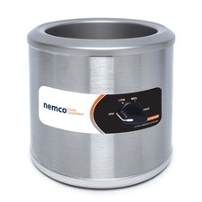 New 7 Qt Nemco 6102A Countertop Round Food Soup Warmer Cooker Restaurant 120v picture