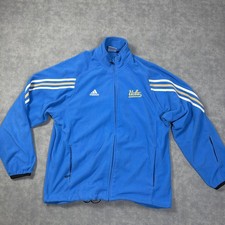 Vintage UCLA Bruins Jacket Mens Large Blue NCAA College Adidas Fleece Full Zip picture