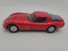AutoArt 1965 1:18 Scale Red Alpha Romero Giulia TZ Diecast Car EX picture