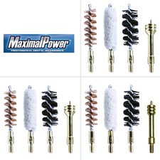 MaximalPower Combo Gun Cleaning Bore Brushes - 12 Gauge/.357/.45cal for Guns picture