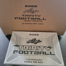 2026 Leaf Trinity Football NFL Factory Sealed Hobby Box picture