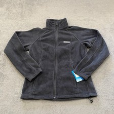Columbia Benton Springs Black Full Zip Fleece Jacket Women's Size Medium picture