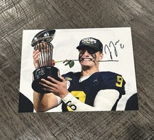 JJ MCCARTHY Signed Autographed 8x10 Photo MICHIGAN 2024 NATIONAL CHAMPS picture
