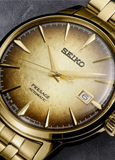 Seiko Men's Automatic Pressage Coctail Time W/bonus Leather Bracelet SRPK48 picture