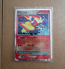Pokemon TCG Infernape Lv.X 121/130 Diamond & Pearl Holo Ultra Rare 2007 picture