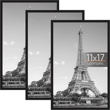 11X17 Picture Frame Black 1 or 3 Pack 11 X 17 Frame Horizontal or Vertical Wall picture