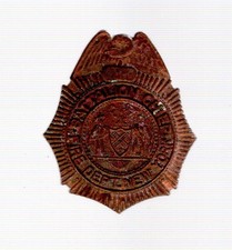 Vintage Obsolete Fire Dept New York Battalion Chief picture