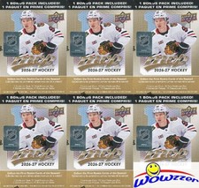 (6) 2026/27 Upper Deck MVP Hockey MASSIVE EXCLUSIVE Factory Sealed Blaster Box picture