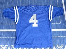 Jim Harbaugh Vintage Champion Indianapolis Colts Jersey XL 18-20 Used See Pics picture