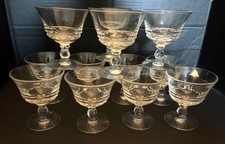 Fostoria Century Vintage Crystal Glass Champagne Sherbet Set of 12 picture