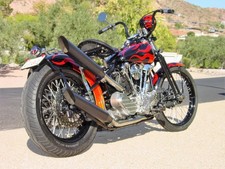 HARLEY 1990s XL SPORTSTER HUGGER NOS OEM SLASH CUT MUFFLERS -ALSO BOBBER CHOPPER picture