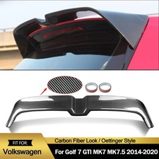 For Volkswagen Golf 7 MK7 7.5 GTI 2014-20 Carbon Look OTG Rear Roof Spoiler Wing picture