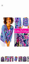 NWT XXS Lilly Pulitzer Pamala Top Oyster Bay Navy You’ve Been Spotted picture