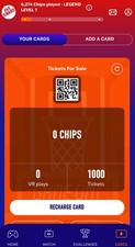 Dave and Buster's Power Card With 1000 tickets (Please Read Description) picture