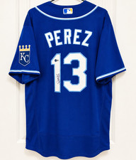 Salvador Perez Signed Kansas City Royals Nike Authentic Jersey Fanatics COA Auto picture