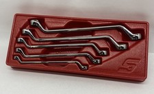 Snap-On 12-Point XO605 SAE Flank Drive Deep Offset Box Wrench Set picture