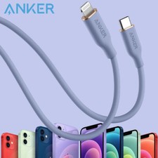 Anker Powerline III Flow USB C PD Charging Cable 6ft for iPhone 12 MFi-Certified picture