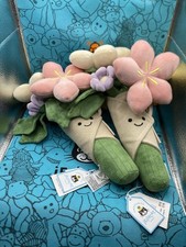 Jellycat Amuseable Bouquet of Flowers Plush  Stuffed Doll NWT and dustbag picture