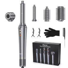 Bopcal 5 In 1 Hair Dryer Hot Air Comb Electric Hair Curling picture