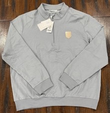 Men’s XL USMNT Levelwear Copper Upright Quarter-Zip Tri-Blend Fleece - Gray picture