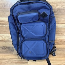 VERIA ISLANDER SAVVY 35L BLUE & BLACK Tactical Backpack Travel Bag USB Port Lock picture