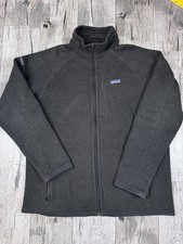 Patagonia Men’s Zip Up Fleece Jacket Black Size XL picture