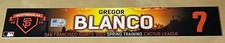 GREGOR BLANCO SPRING CACTUS LG LOCKER NAME TAG GIANTS TEAM-ISSUED GAME-USED 2015 picture