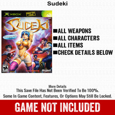 Sudeki 100% Unlocked All Items Xbox USB Save File picture