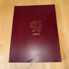 Kemper Genealogy Book Genealogical German History Sharon Taylor 1984 Halberts picture