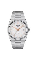 New Tissot T-Classic PRX 40mm Quartz Silver Dial Watch T1374101103100 picture