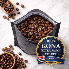 Kona Coffee | Extra Fancy | 10 x 1 lb Bags | Medium Roast to Order or Green picture