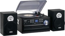 Jensen JTA-475 3-Speed Stereo Turntable with CD System, Cassette and AM/FM Stere picture