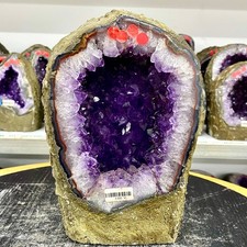 10.73LB Top Natural Amethyst Crystal Church Cathedral Geode Mineral Specimen picture