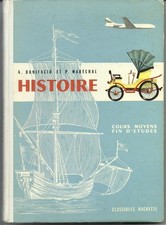 Vintage 1961 Histoire - French History Textbook - Classiques Hachette picture