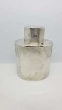 Antique 1897 William Gibson & John Langman sterling silver tea caddy, London picture