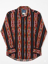 Wrangler Western Shirt Men's Medium 100% Cotton Southwestern picture