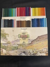 Rare set vintage 72 Rexel Cumberland Derwent Artist Fine Art Colour Pencils picture