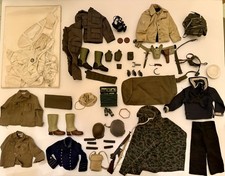 Large Vintage 1964 GI Joe Lot Clothing & Accessories picture