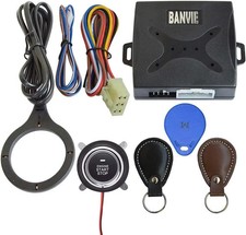 BANVIE Car RFID Push to Start Ignition Kit, Keyless Go Engine Start Stop Button picture