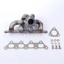 QK FOR 08+ MITSUBISHI 1.5L CZT RS 316L GASKETS INCLUDED TUBULAR EXHAUST MANIFOLD picture