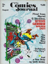 COMICS JOURNAL #41, AUGUST 1978 STEVE GERBER INTERVIEW picture