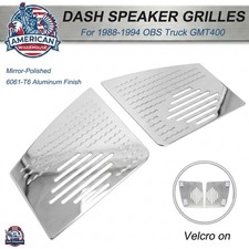 For 88-94 OBS Truck Billet Speaker Grill Covers Fits Chevy GMC Silverado Sierra picture
