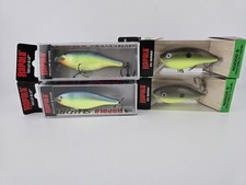 4x Rapala Premium Balsa Crankbait Lot in two Awesome Colors~NIP  picture