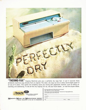 3M Thermo-Fax Copying Machine Perfectly Dry Office Copier Vtg 1960 Mag Print Ad picture