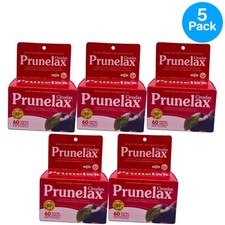 Prunelax Ciruelax Effective Laxative Coated Tablets 60 Count 5 Pack Exp 05/27 picture