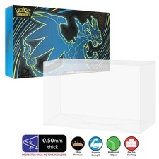 1PC Protector PET Case for Pokemon 151/Mega Charizard X ex/Terapagos ex UPC Box picture