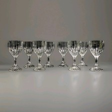 Vintage Mikasa Park Lane Crystal Water Goblets – 8pc – West Germany – 1987 picture